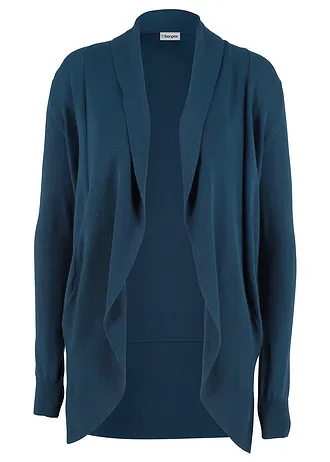 Kabátek z jemné pleteniny • tmavě modrá • bonprix obchod