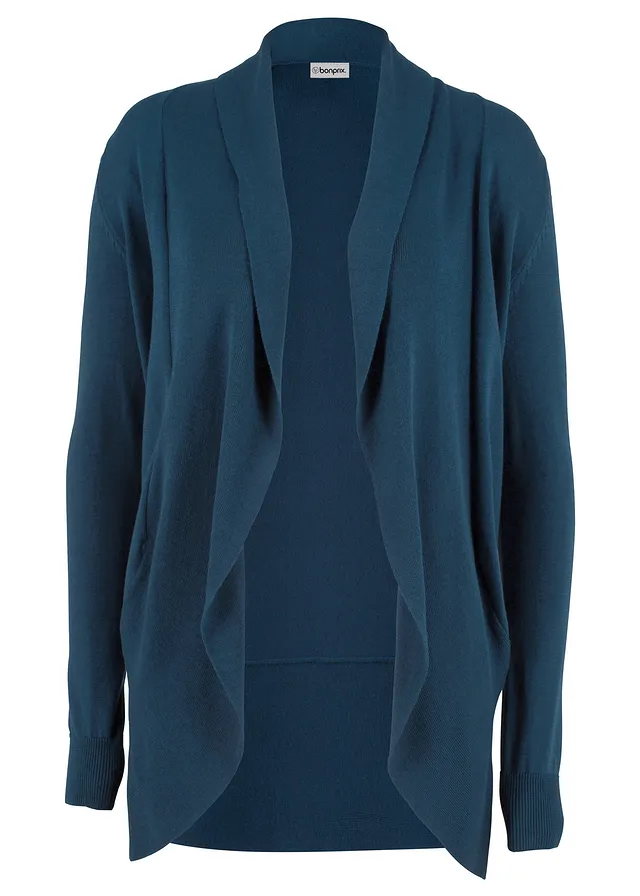 Kabátek z jemné pleteniny • tmavě modrá • bonprix obchod