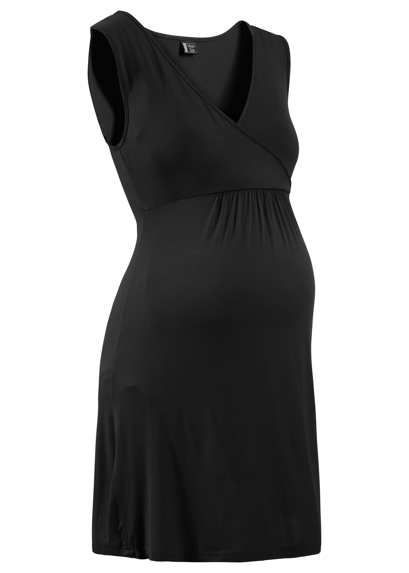 Nuisette de grossesse et d'allaitement en viscose • noir • Boutique bonprix