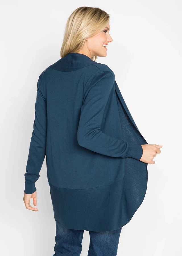 Fijn gebreid vest • donkerblauw • product-page.page-title-suffix