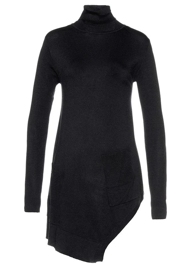 Pull long en viscose mélangée