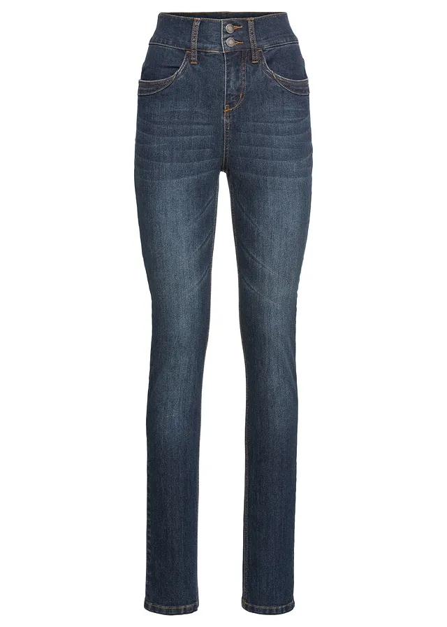 Komfortné strečové džínsy, High Waist, Slim-Fit Komfortné strečové džínsy, High Waist, Slim-Fit