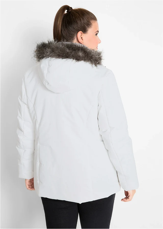 Veste d’hiver style 2 en 1, Couleur: écru
