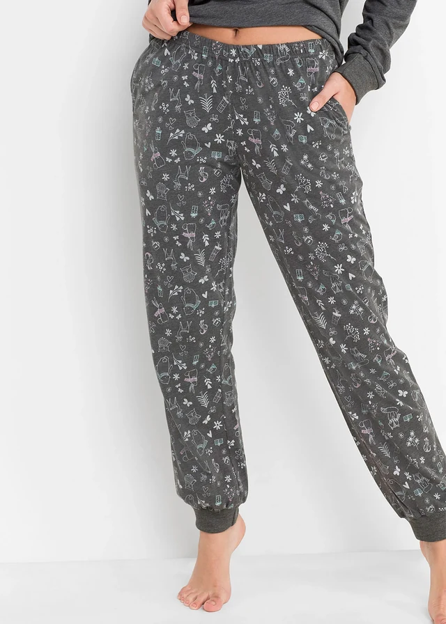 Pyjama • anthracite chiné imprimé • product-page.page-title-suffix