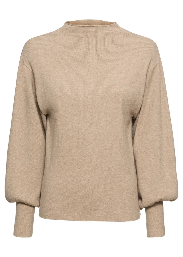 Oversized trui in een viscosemix
