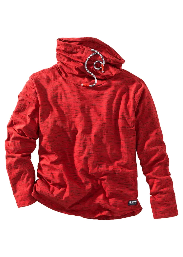 Tričko, dlhý rukáv, šálový golier