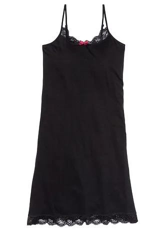 Krátká noční košile s jemnou krajkou