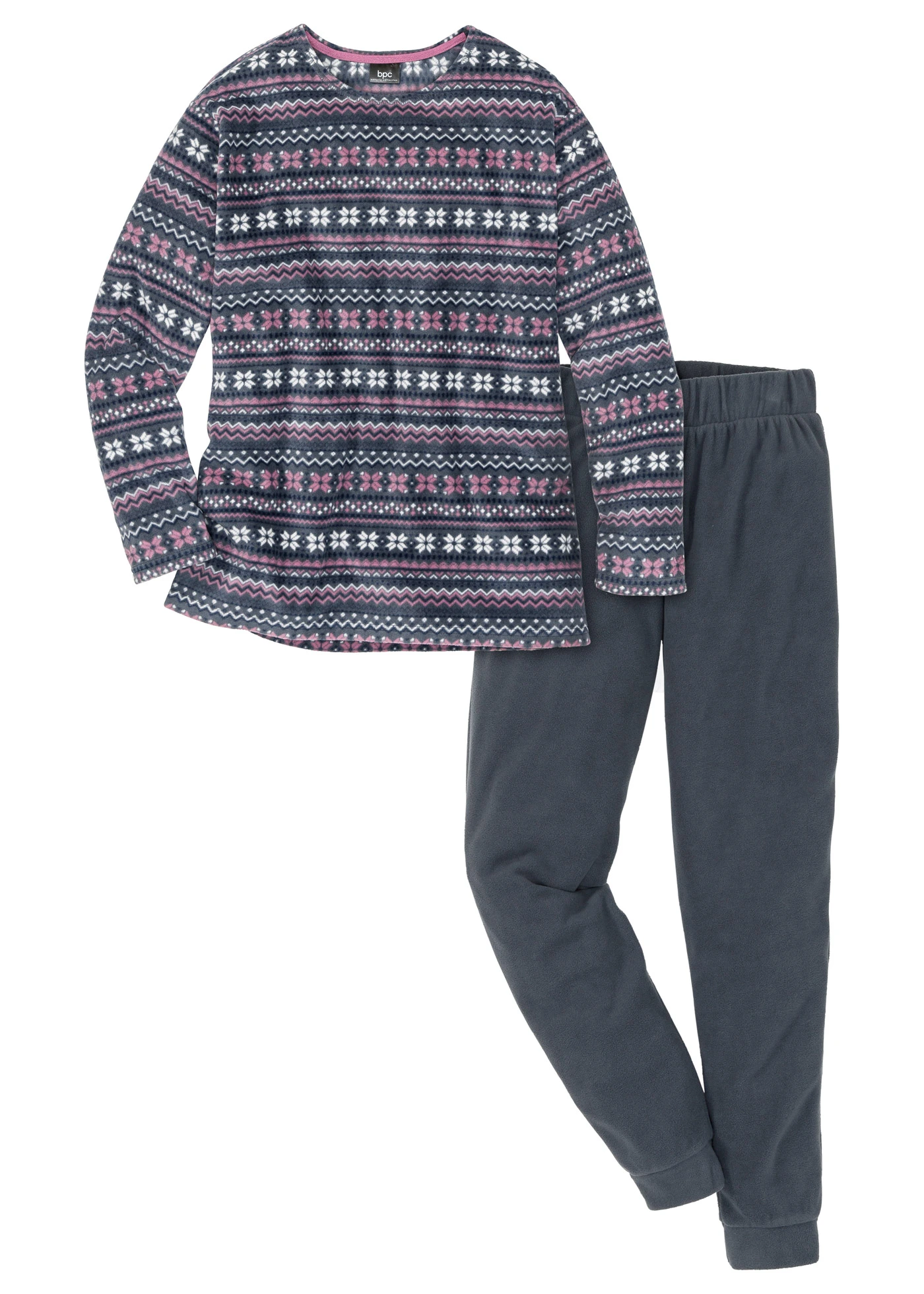 Costum casă din fleece • bleumarin intens • magazin bonprix