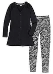 noir/gris imprimé