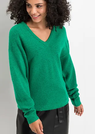 Gebreide oversized trui • mintgroen gemêleerd • bonprix online shop