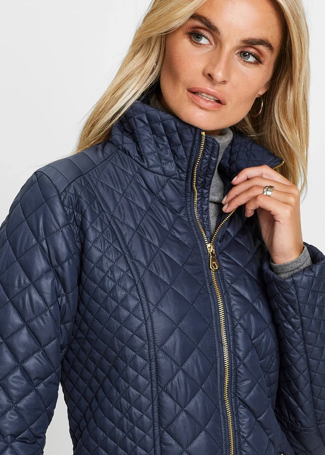 Manteau court matelassé • bleu foncé • product-page.page-title-suffix