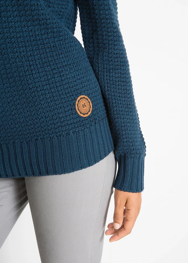 Pull à col roulé avec cordons • bleu foncé • product-page.page-title-suffix