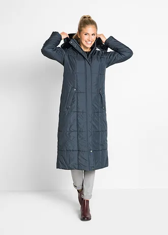 Lehký prošívaný kabát, barva: noční modrá