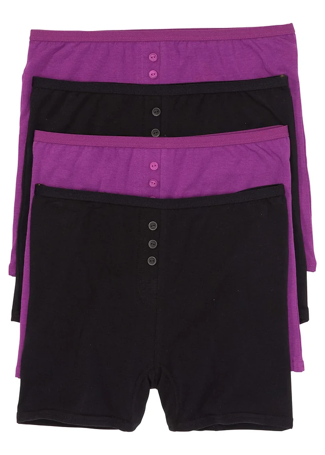 Lot de 4 boxers taille haute
