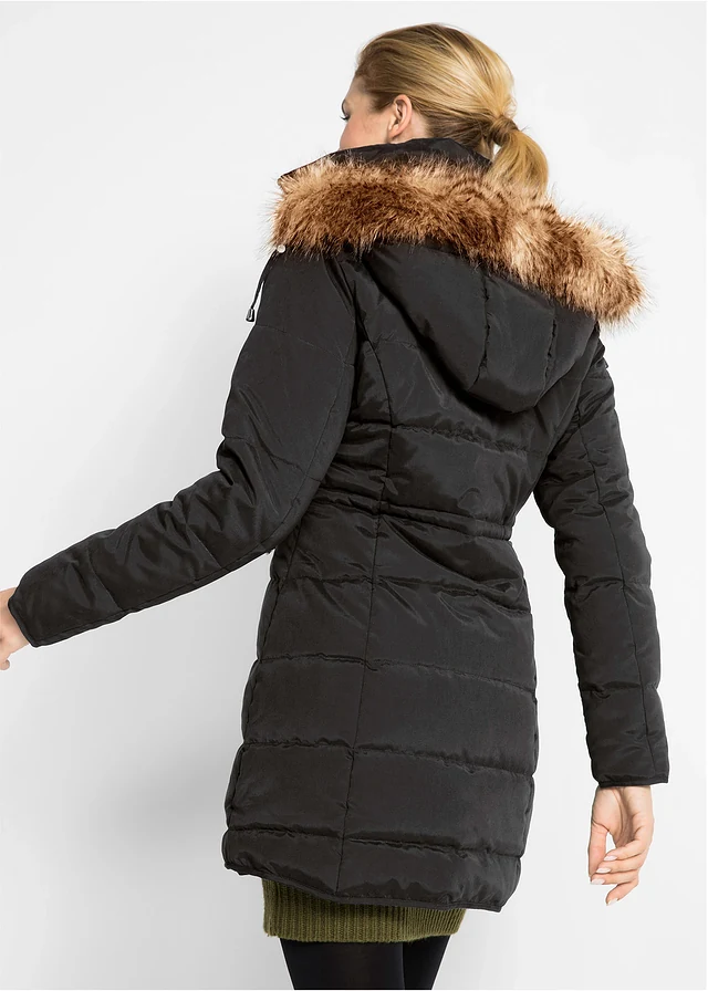 Veste matelassée à capuche, doublée • noir • product-page.page-title-suffix