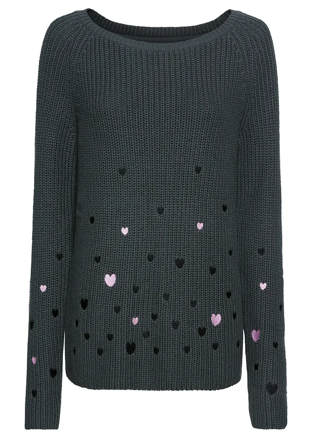 Pulóver so srdiečkami