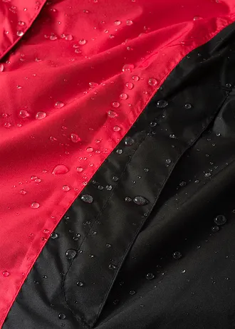 Nepromokavá funkční bunda • červeno-černá • bonprix obchod