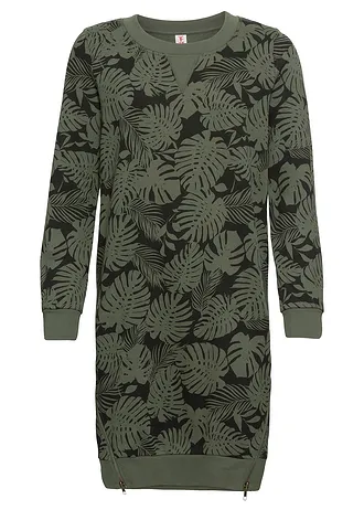 Mikinové šaty s potiskem
