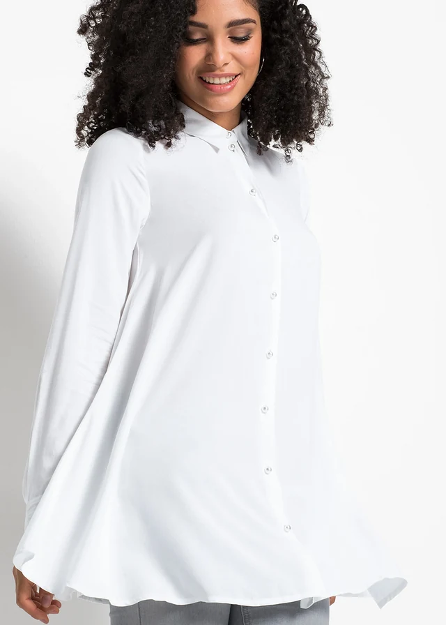 Chemisier 100% viscose • blanc • product-page.page-title-suffix