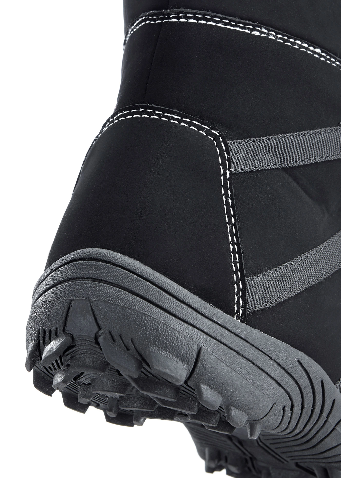 Gevoerde veterboots • zwart • bonprix online shop