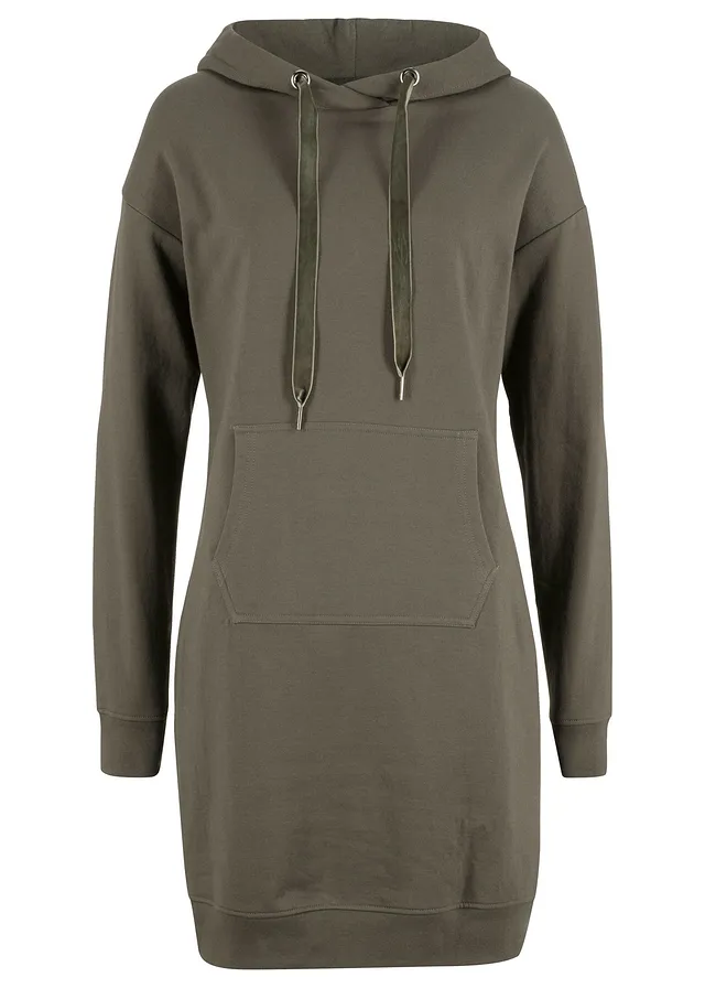 Mikinové šaty z čistej bavlny