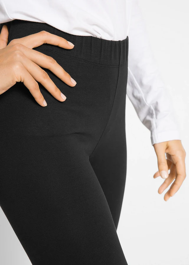 Legging en coton extensible • noir • product-page.page-title-suffix