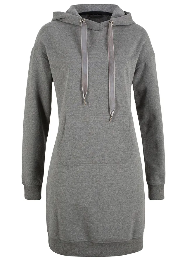Rochie casual cu glugă, din bumbac pur