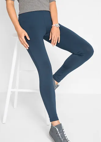 Thermo legging met comfortband, Kleur: donkerblauw