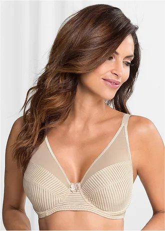 Soutien-gorge minimiseur avec mesh • beige craie • Boutique bonprix