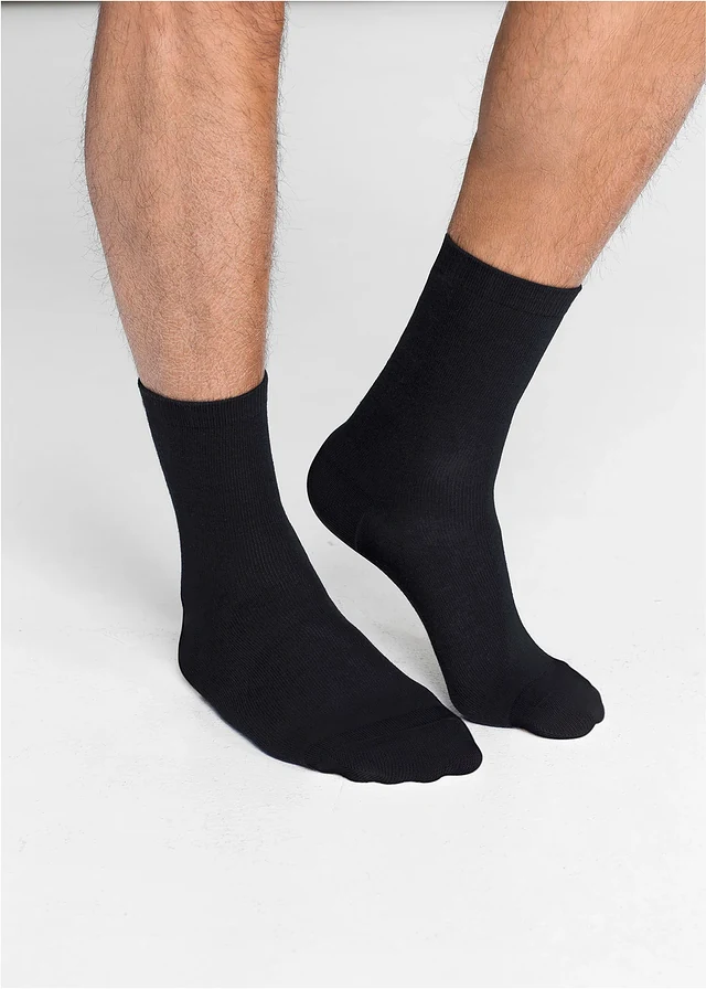 Lot de 10 paires de chaussettes en coton majoritaire • noir • product-page.page-title-suffix