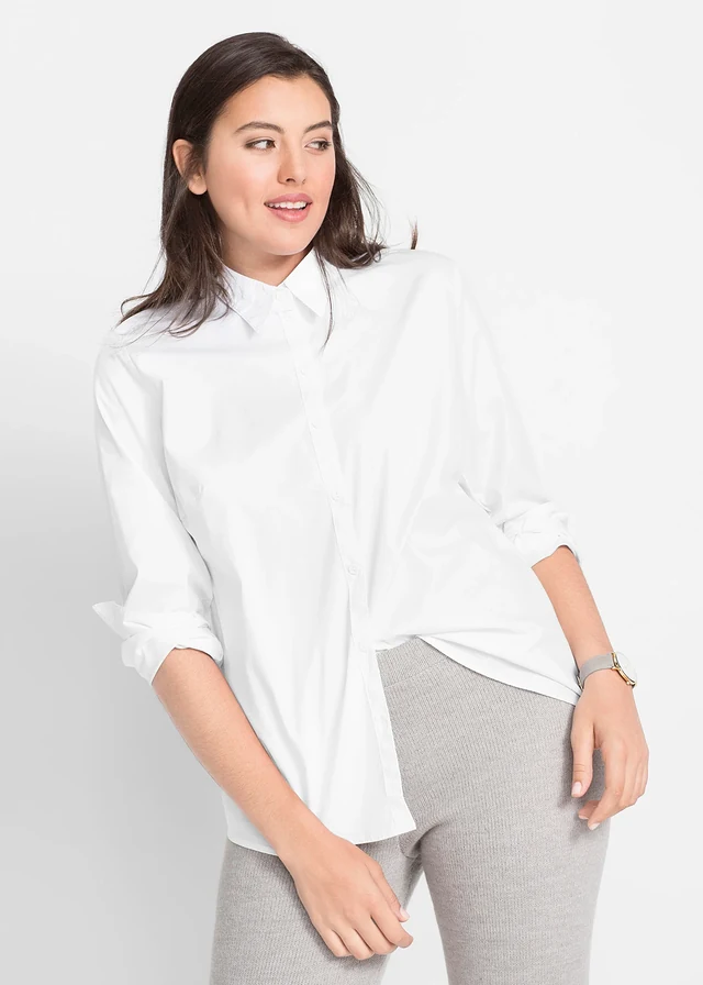 Chemisier, Couleur: blanc
