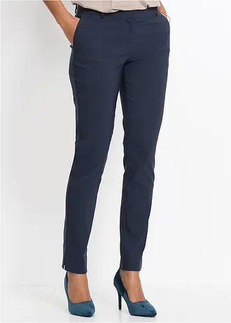 Pantalon extensible, Couleur: bleu foncé