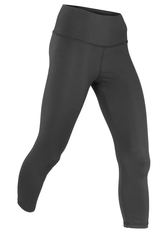 Colanți sport 3/4 cu buzunar, cu efect modelator