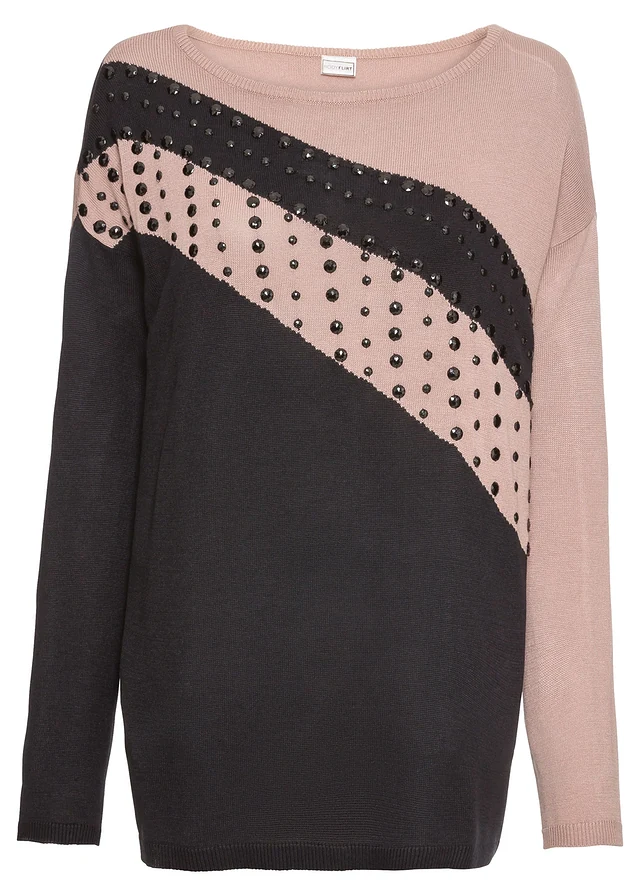 Pull long avec strass
