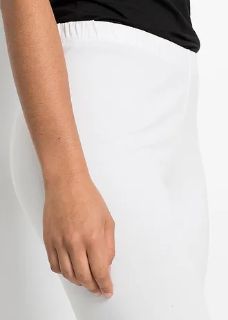 Capri legíny (2 ks v balení) • bílá + černá • bonprix obchod