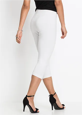 Capri legging (set van 2), Kleur: wit/zwart