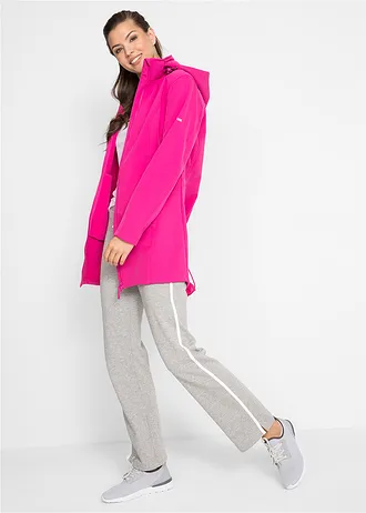 Teplákové kalhoty z čisté těžké bavlny (2 ks) • černá + světle šedý melír • bonprix obchod