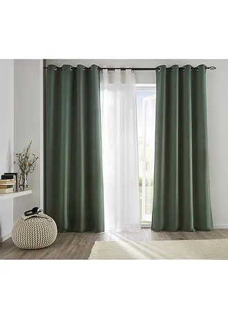 Rideau obscurcissant (1 pce), nombreuses tailles • olive • Boutique bonprix