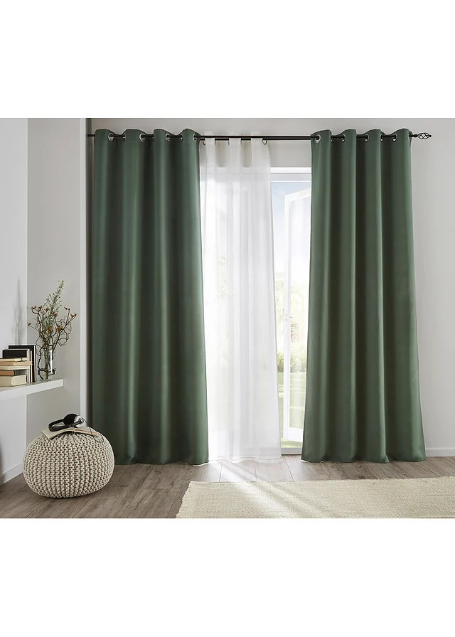 Rideau obscurcissant (1 pce), nombreuses tailles • olive • product-page.page-title-suffix