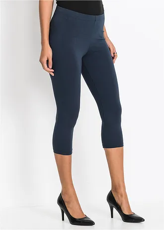 Capri legging (set van 2), Kleur: donkerblauw-turkoois