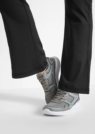 Sportlegging met zak, uitlopend, Kleur: zwart