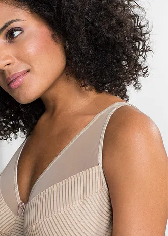 Soutien-gorge minimiseur avec mesh, Couleur: beige craie