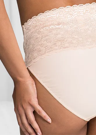 Chilot cu efect shape puternic (set/2 buc.), culoare: bej pudră