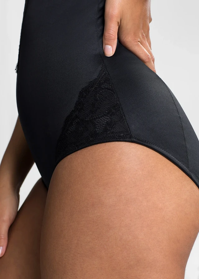 Corrigerende body, sterk corrigerend, Kleur: zwart