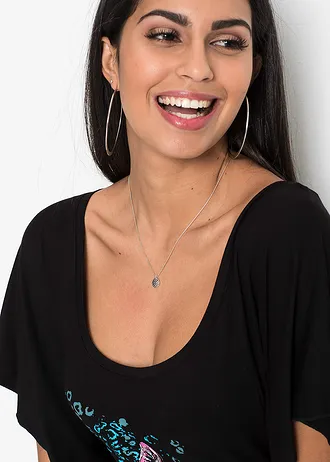 Triko • černá s potiskem • bonprix obchod