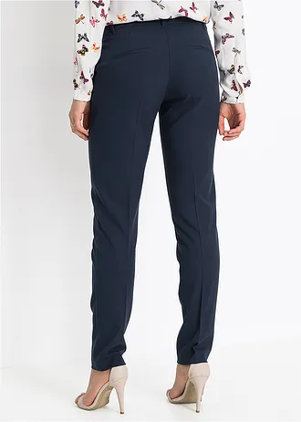 Pantaloni de costum, mărime petite • bleumarin • magazin bonprix