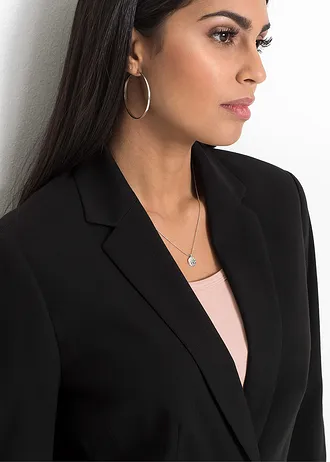 Blazer met paspelzakken, korte maten • zwart • bonprix online shop