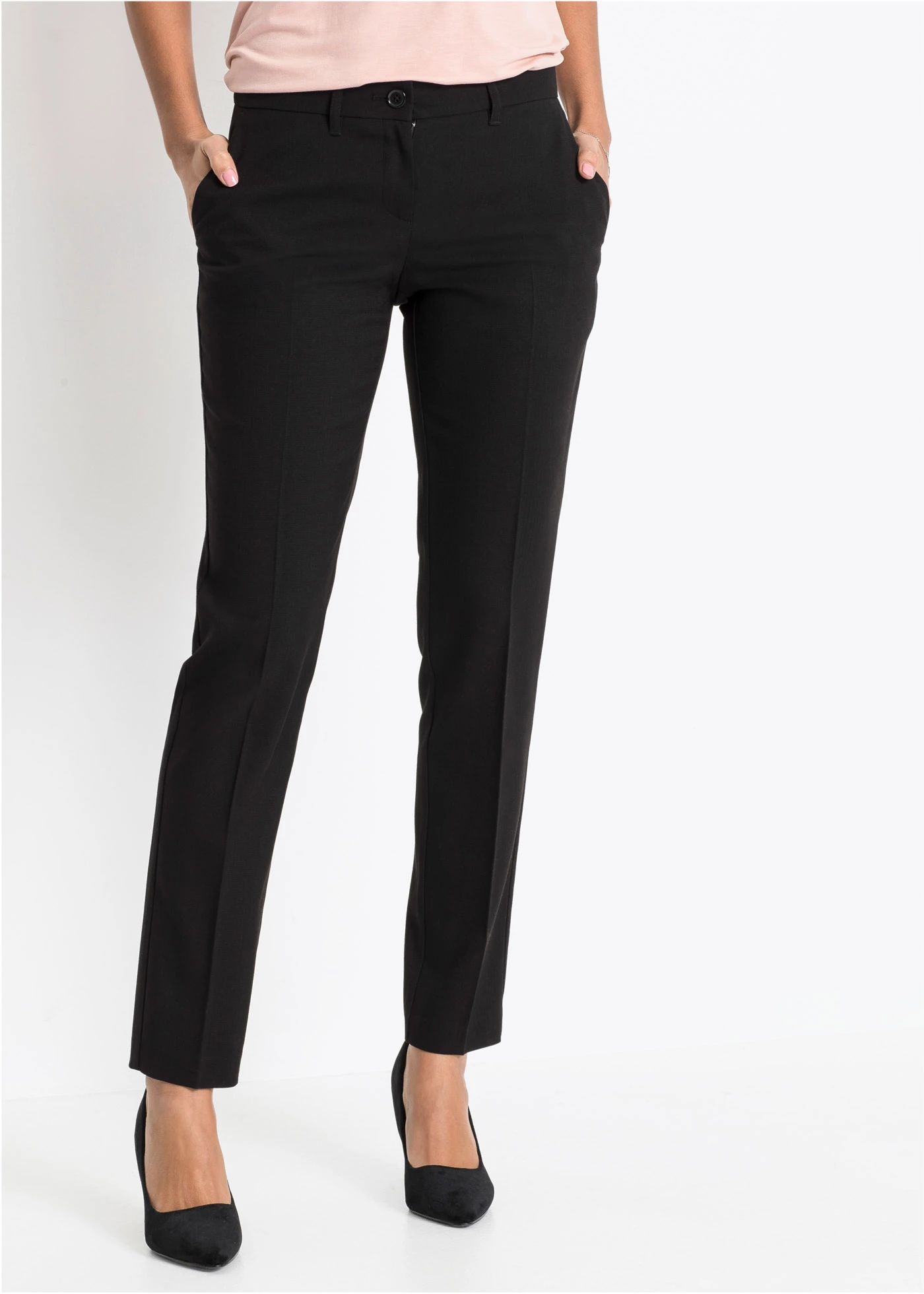 Pantalon de tailleur à pinces • noir • Boutique bonprix
