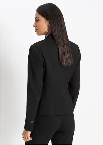 Blazer, korte maten, Kleur: zwart