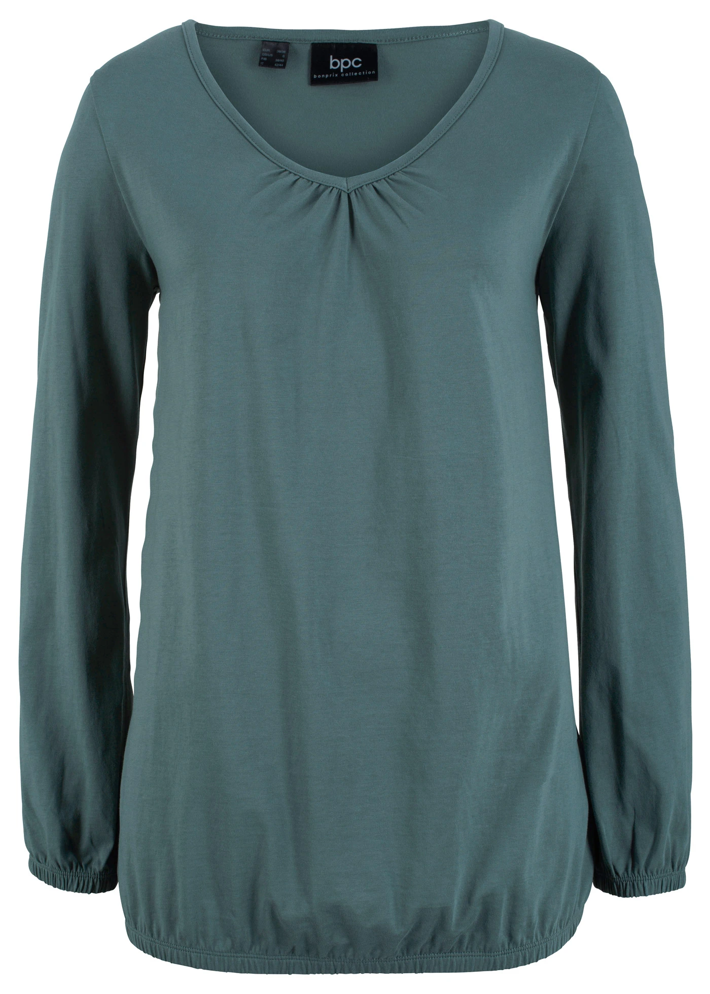 Triko s dlouhým rukávem • zielony eukaliptus • bonprix obchod